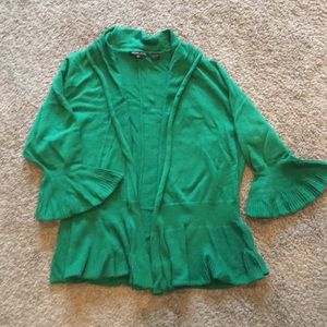 Emerald green cardigan